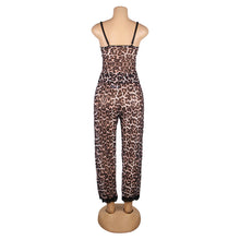 Load image into Gallery viewer, RAW’s Leopard Lace Sleepwear Two-piece Set