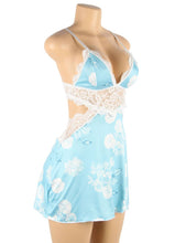 Load image into Gallery viewer, RAW’s ‘Floral Print Lace-up Babydoll Without Underwire