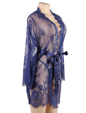 Load image into Gallery viewer, RAW's 'Forever After' Lace Robe (BRIDAL)