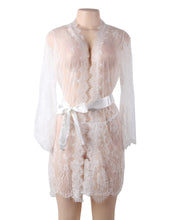 Load image into Gallery viewer, RAW's 'Forever After' Lace Robe (BRIDAL)