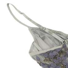 Load image into Gallery viewer, RAW's ' Flower Girl' Black Mesh Bodysuit