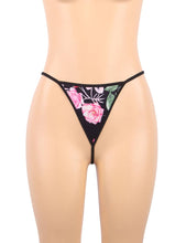 Load image into Gallery viewer, RAW’s ‘Floral Print Lace-up Babydoll Without Underwire