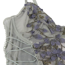 Load image into Gallery viewer, RAW's ' Flower Girl' Black Mesh Bodysuit