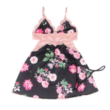 Load image into Gallery viewer, RAW’s ‘Floral Print Lace-up Babydoll Without Underwire