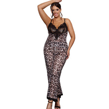 Load image into Gallery viewer, RAW’s Leopard Lace Sleepwear Two-piece Set