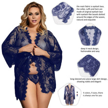 Load image into Gallery viewer, RAW's 'Forever After' Lace Robe (BRIDAL)