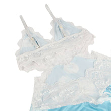 Load image into Gallery viewer, RAW’s ‘Floral Print Lace-up Babydoll Without Underwire