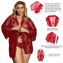 Load image into Gallery viewer, RAW's 'Forever After' Lace Robe (BRIDAL)