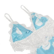 Load image into Gallery viewer, RAW’s ‘Floral Print Lace-up Babydoll Without Underwire