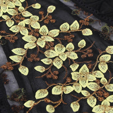 Load image into Gallery viewer, RAW's ' Flower Girl' Black Mesh Bodysuit