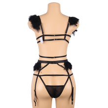 Load image into Gallery viewer, RAW's ' Soft Touch Fur' Bra Set