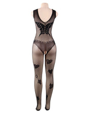 Load image into Gallery viewer, RAW’s Butterfly Pattern Backless BodyStocking
