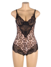 Load image into Gallery viewer, RAW’s Leopard Lace Sexy Bodysuit
