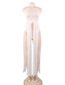 RAW's ' Put A Ring On It' Hollow Out Lace Sexy Gown