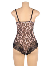 Load image into Gallery viewer, RAW’s Leopard Lace Sexy Bodysuit
