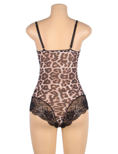 RAW’s Leopard Lace Sexy Bodysuit