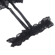 Load image into Gallery viewer, RAW’s Sexy Slim Lace Garter Leg Ring Teddy
