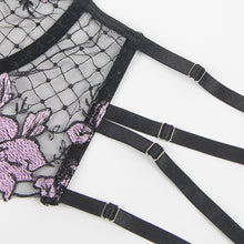 Load image into Gallery viewer, RAW’s ‘ Fairytale’ Purple Sexy Embroidered Bra Set
