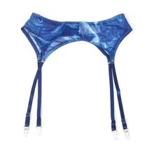 Load image into Gallery viewer, RAW’s ‘Rebel’ Blue Mesh 5 Piece Bra Set
