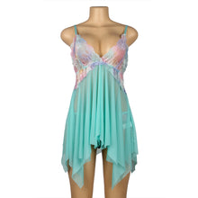 Load image into Gallery viewer, RAW’s Flower Decoration Loose Comfortable Open Front Babydoll
