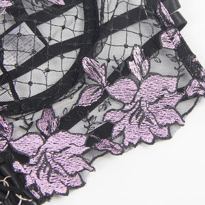 RAW’s ‘ Fairytale’ Purple Sexy Embroidered Bra Set