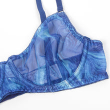 Load image into Gallery viewer, RAW’s ‘Rebel’ Blue Mesh 5 Piece Bra Set
