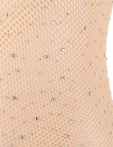 RAW’s Fishnet Off-the-shoulder Sparkle Bodystocking