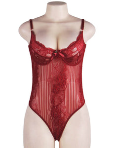 RAW “ LUST” Teddy Bodysuit