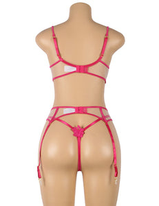 RAW's 'Bubblegum Pink' Floral Lace Set