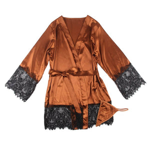 RAW's 'Caramel' Lace Robe