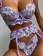 Load image into Gallery viewer, RAW&#39;s &#39; Spring Into Love&#39; Purple Bra Set

