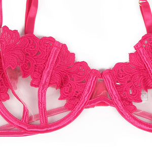 RAW's 'Bubblegum Pink' Floral Lace Set