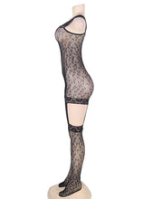 Load image into Gallery viewer, RAW&#39;s &#39;Pink Print&#39; Fishnet Bodystocking
