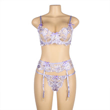 Load image into Gallery viewer, RAW&#39;s &#39; Spring Into Love&#39; Purple Bra Set
