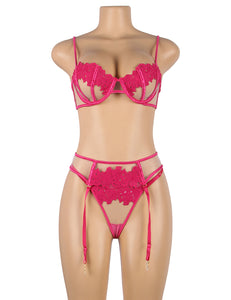 RAW's 'Bubblegum Pink' Floral Lace Set